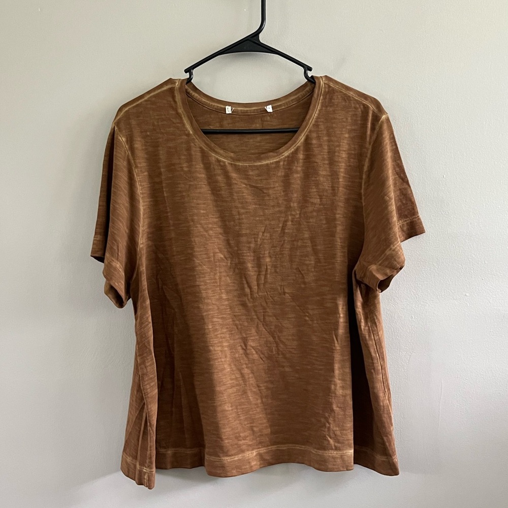 Peruvian Connection Tee- Brown - Oversized Fit